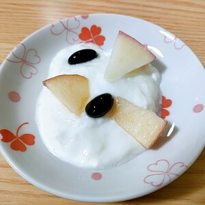 黒豆&こうこう林檎の豆乳グルト